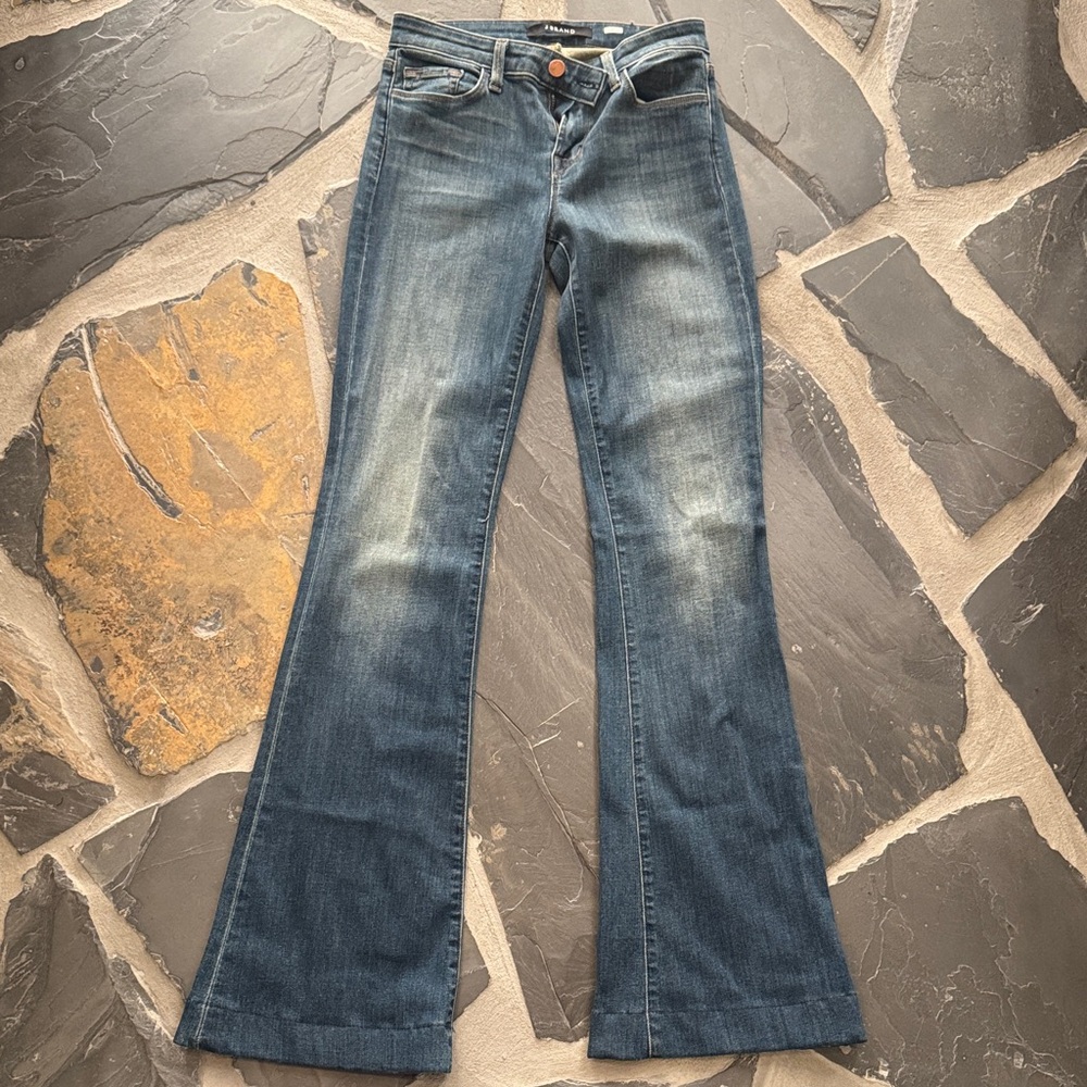 Women's Blue Flared love story Jeans - Picture 3 of 9